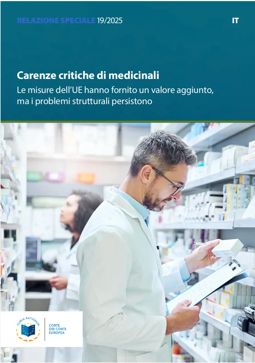 Relazione speciale 19/2025 - Carenze critiche di medicinali